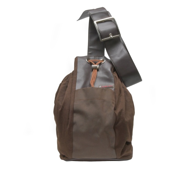 DANIELLA LEHAVI Vegan Collection Mesh Hobo Bag in Brown - Picture 3 of 13